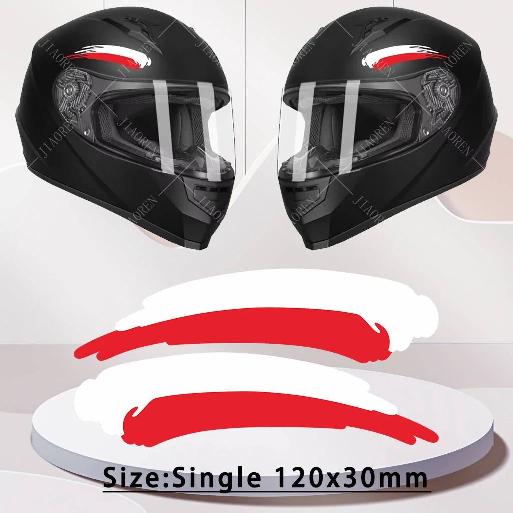 

Reflective Poland Logo Helmet Decal Car Bike Laptop Flag Stickers for Yamaha Honda Suzuki Kawasaki Ktm Ducati