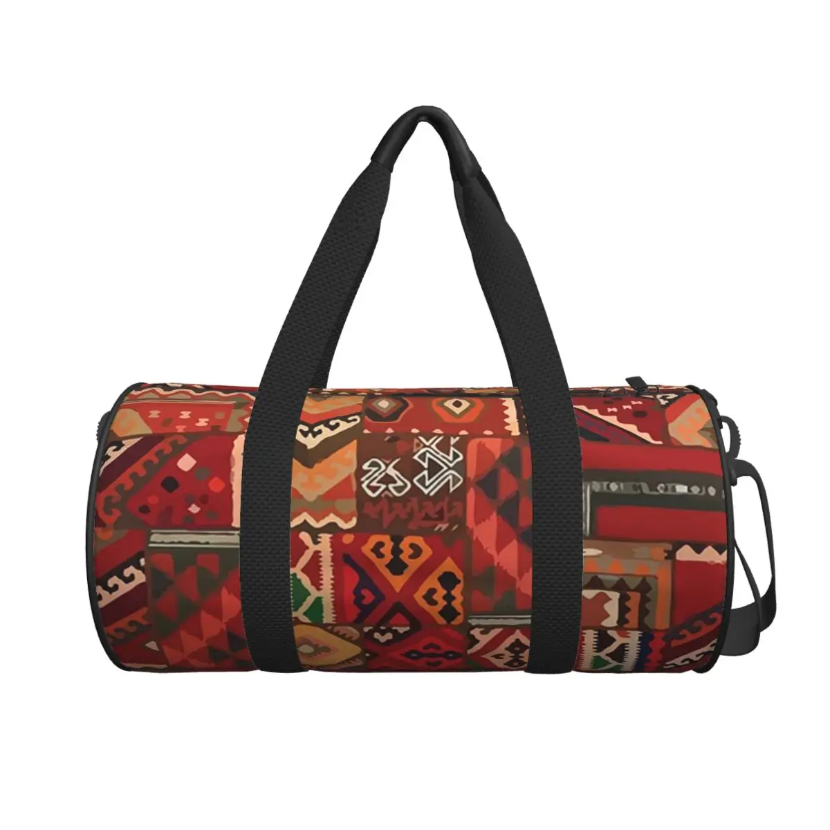 

Amazigh Foutha Kabyle Mediterranean Berber Jewel Large Duffle Gym Bag Multi-Functional Duffle Travel Bags Handbags Fitness bag