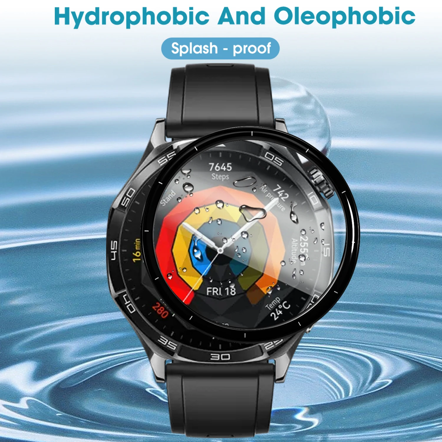 Protector de pantalla de borde suave para Huawei Watch 5 películas protectoras flexibles curvadas 3D antiarañazos para Huawei Watch5 42mm 46mm