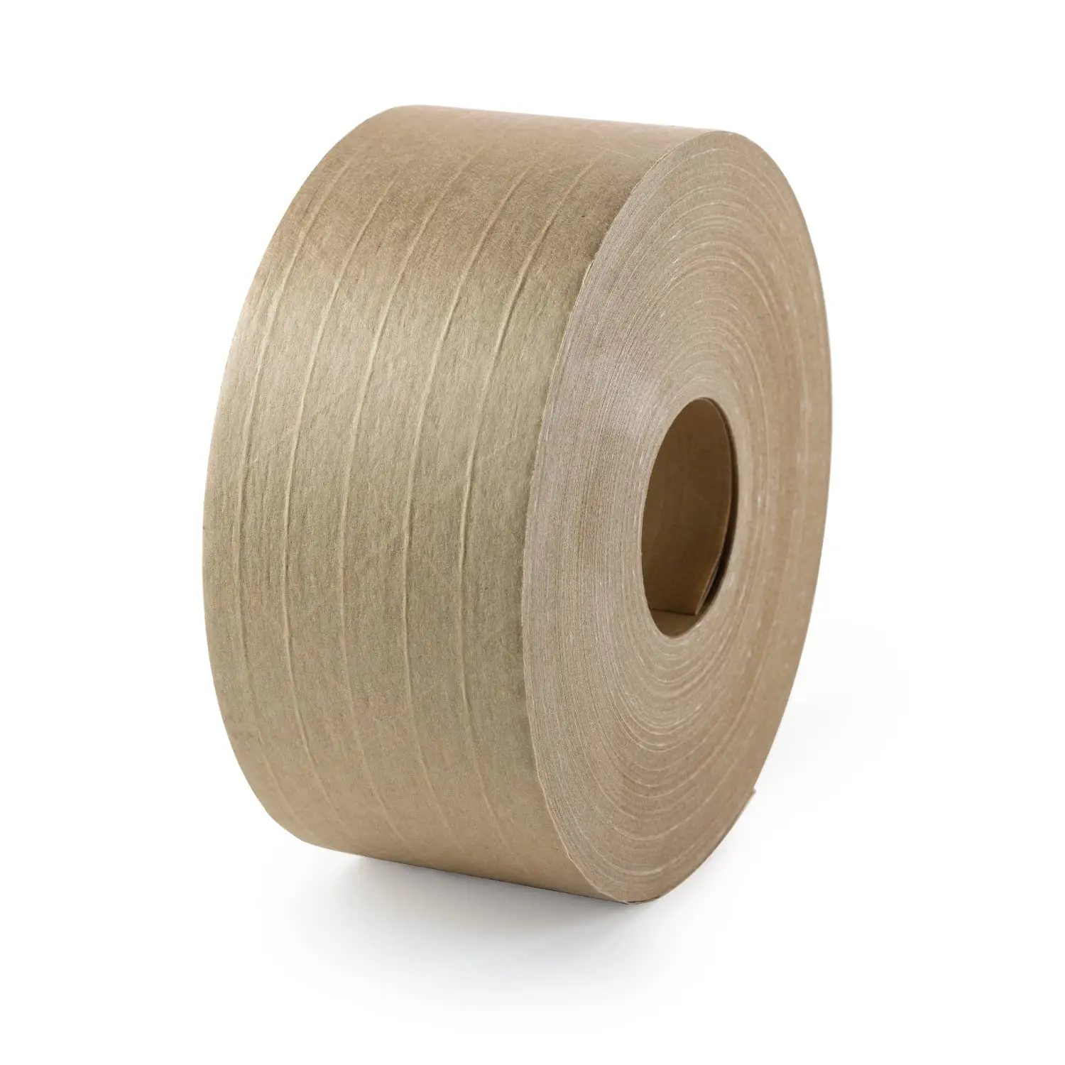 

2.83" x 450 feet Reinforced Water-Activated Kraft Gummed Tape 30lb Thickness - Secure Paper Packing Tape for Secure Cart