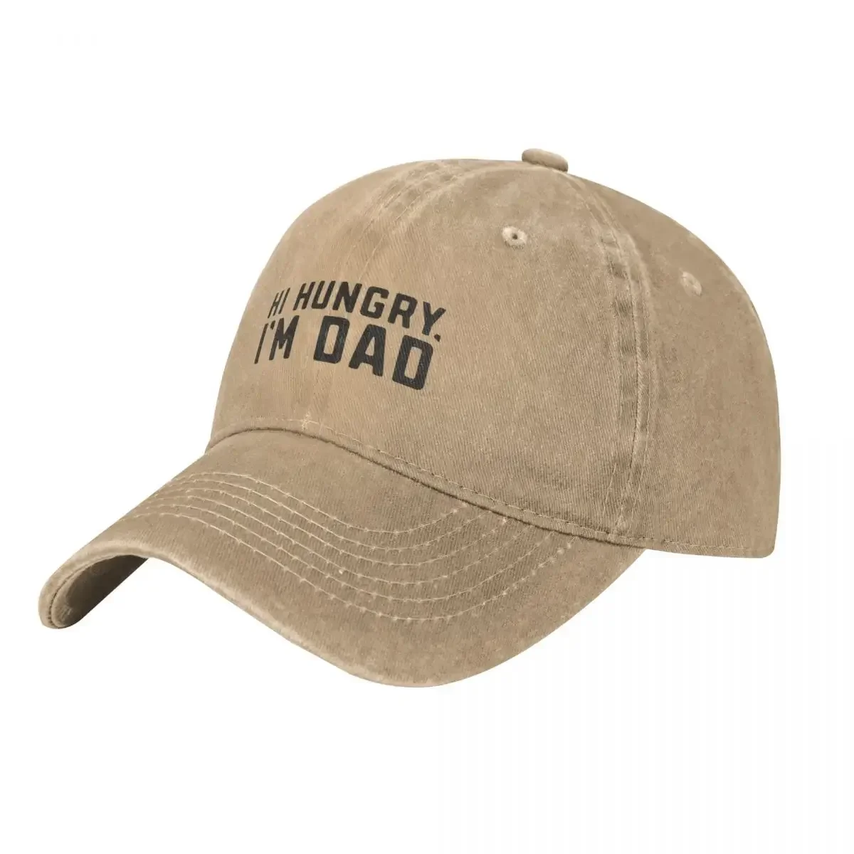 Hungry Dad Joke funny dad pun humor gift for father Baseball Cap sun caps Bobble Hat Beach Outing Mens Tennis Women's