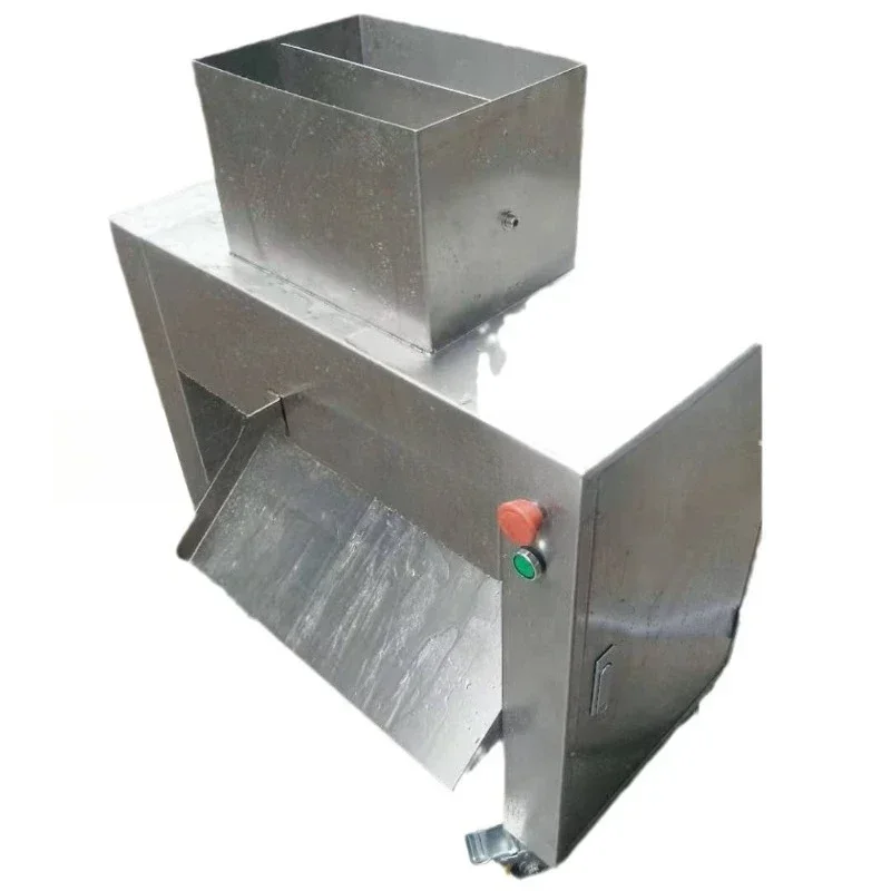 Slightly frozen pig, beef, sheep, chicken, duck and goose dicing machine