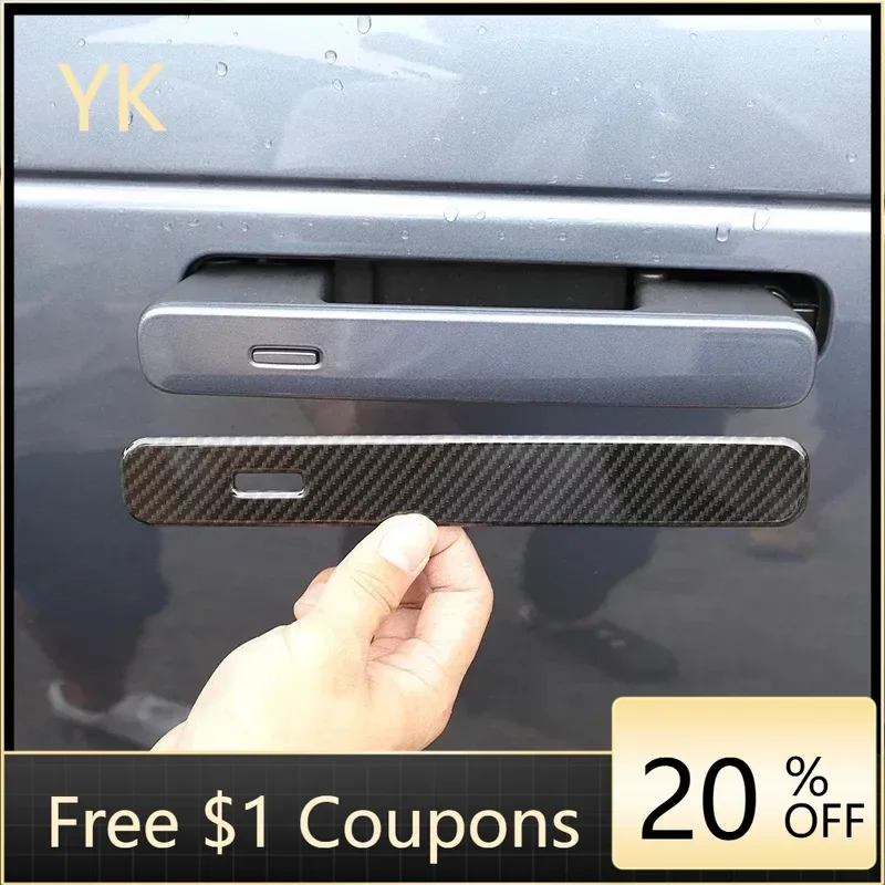 

For Land Rover Range Rover VELAR 2017-2024 ABS Carbon Fiber Car Door Handle Trims Cover Car Accessories