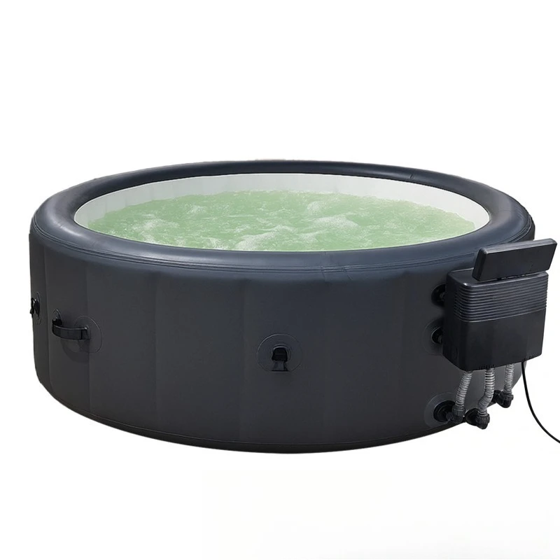Inflatable spa Jacuzzi Household Inflatable Swimming Pool Massage Bubble Pool Bucket Adult Folding Spa Pool