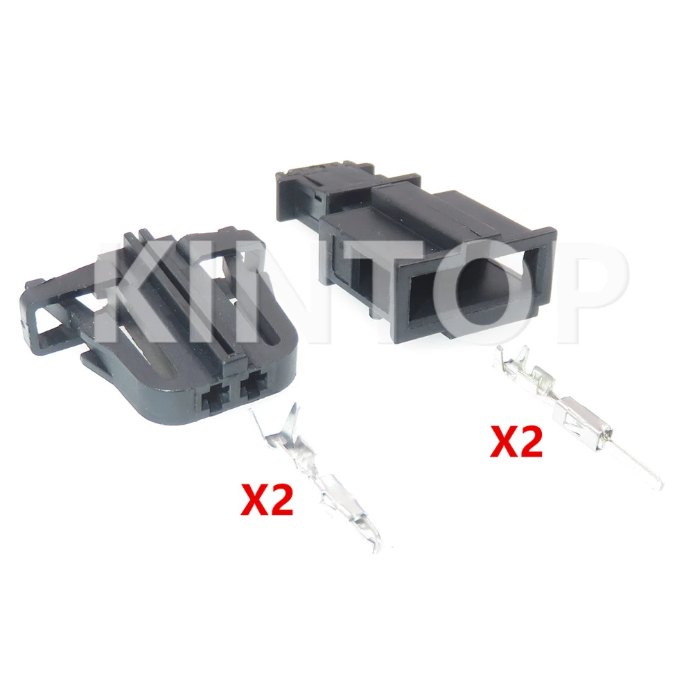 1 Set 2 Pins 1J0971972 Car Male Plug Female Socket 3B0972712 AC Assembly Auto Tweeter Speaker Wire Harness Socket For VW Audi - Detail 1