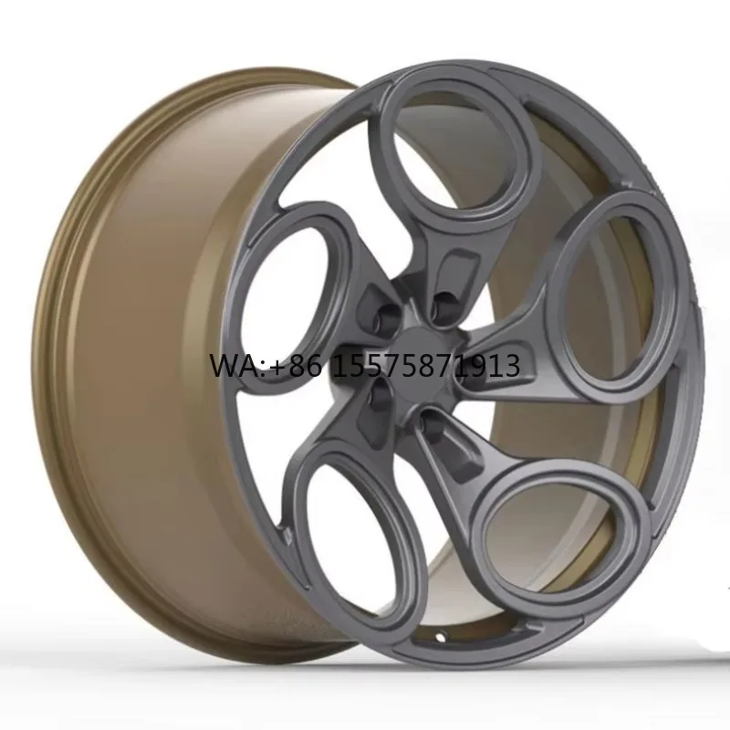 

23-дюймовые кованые диски из алюминиевого сплава 5x112 - с алмазной проточкой и глубоким ободом для повседневного использования