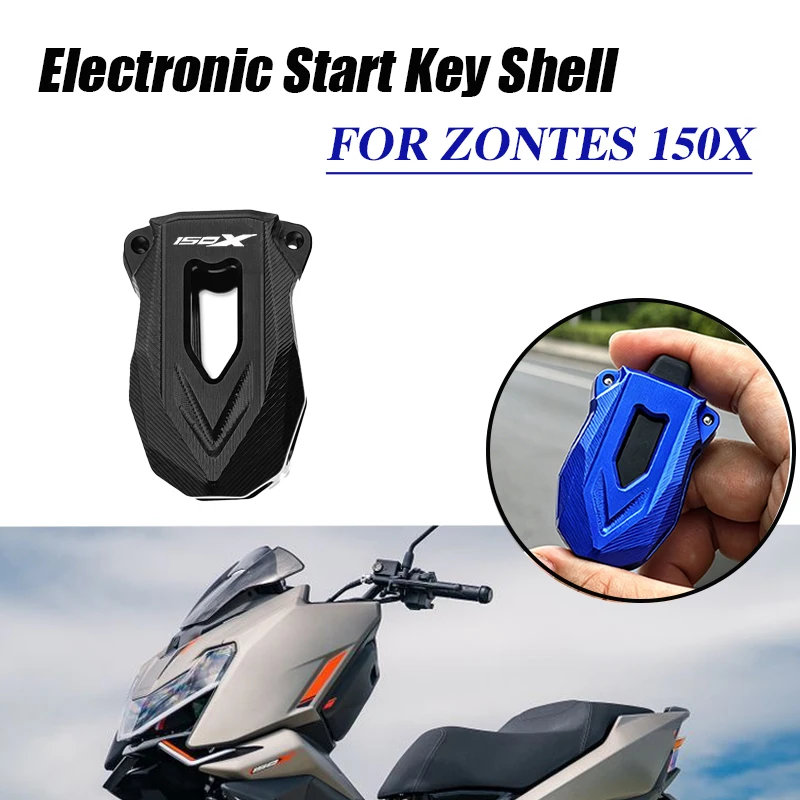 For ZONTES 150X 150 X 150M 368G E M K Motorcycle Accessories Electronic Start Key Cover Case Key Shell 2026