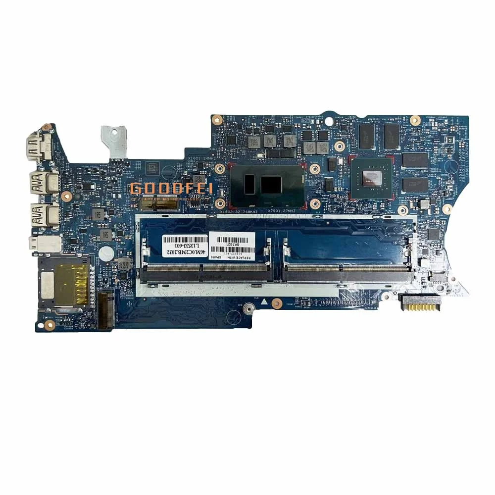 

Laptop Motherboard 16871-2 With CPU I5-7200U I7-7500U GPU 940MX 2GB For HP Pavilion x360 14-BA l12077-601 100% Tested OK