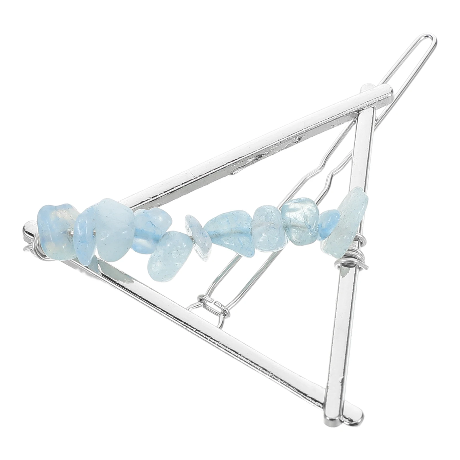 

Geometric Hair Accessories for Women Clip Bobby Barrette Bridesmaid Modeling Bridal Comb Crystal