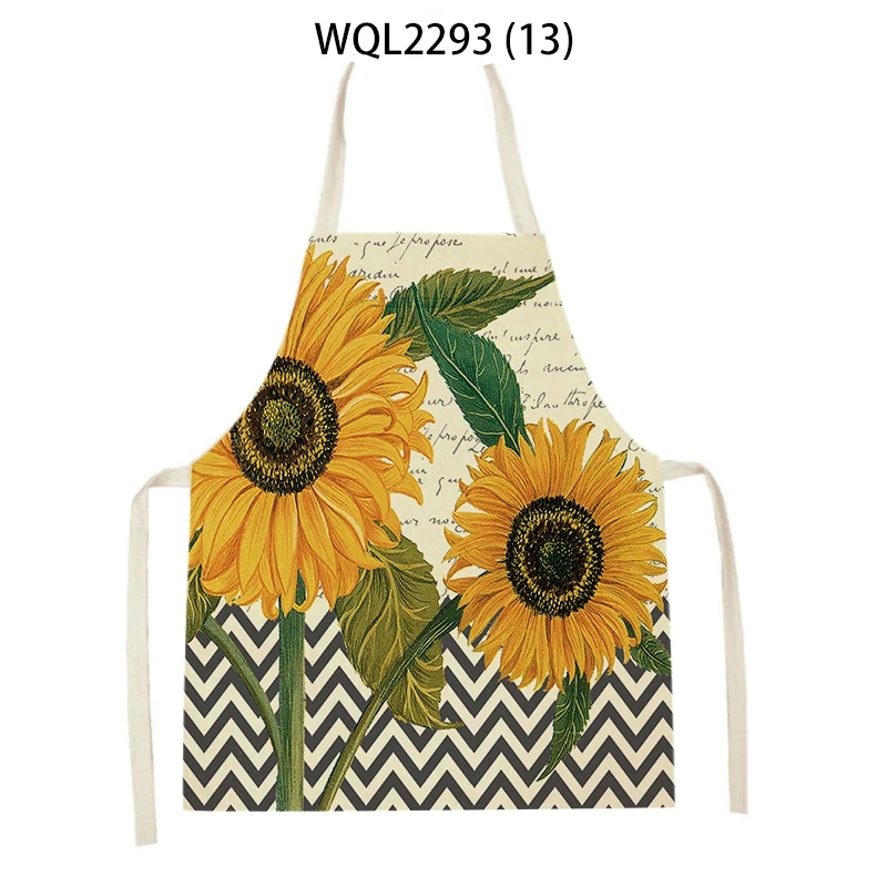 1Pcs Van Gogh Cooking Kitchen Apron for Woman Men Chef Waiter Cafe Shop BBQ Hairdresser Aprons Bibs Kitchen Accessory 38x47cm