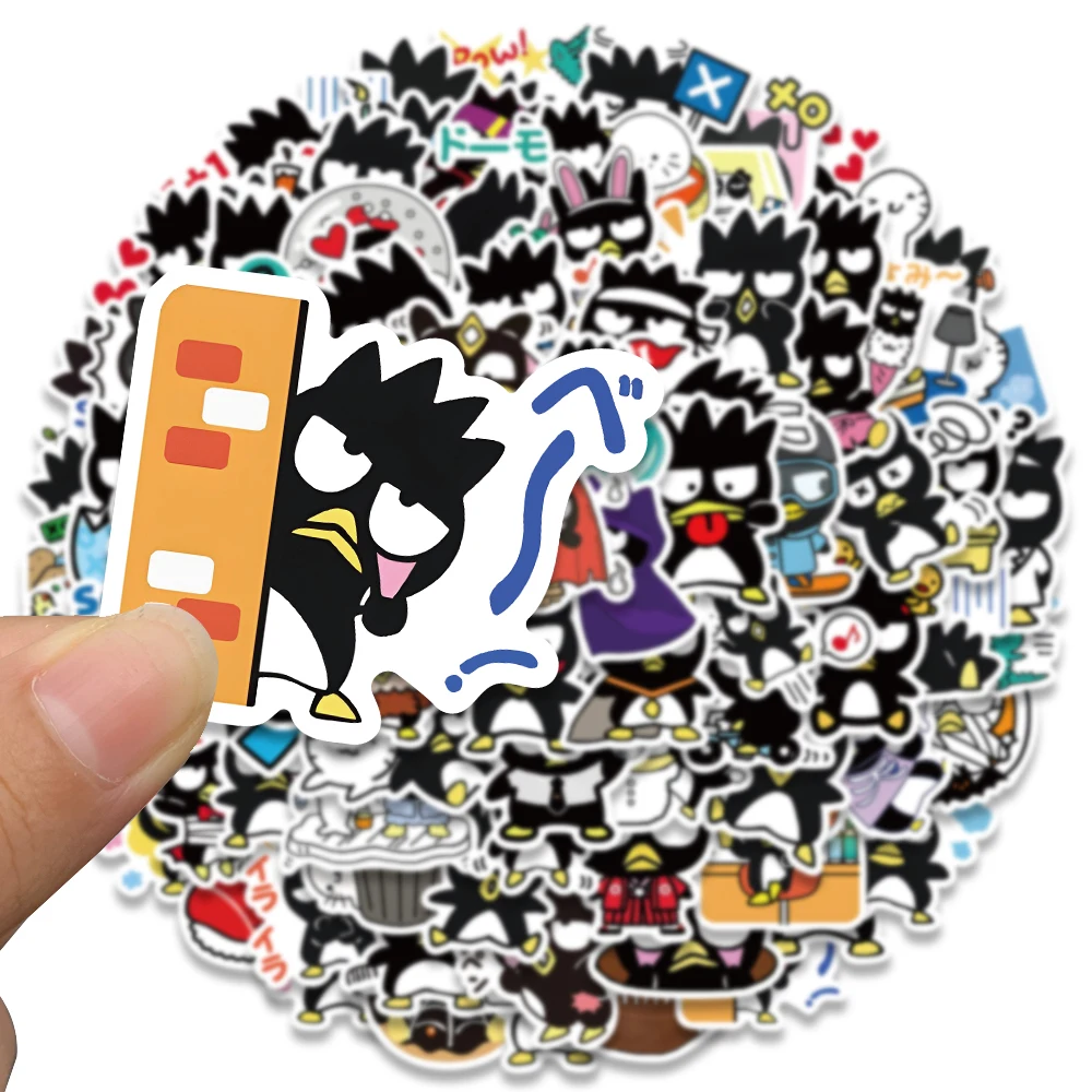 50/100pcs Cute Funny Cartoon Anime BADTZ-MARU Graffiti Stickers For Laptop Luggage Guitar Phone Waterproof Vinyl Decals