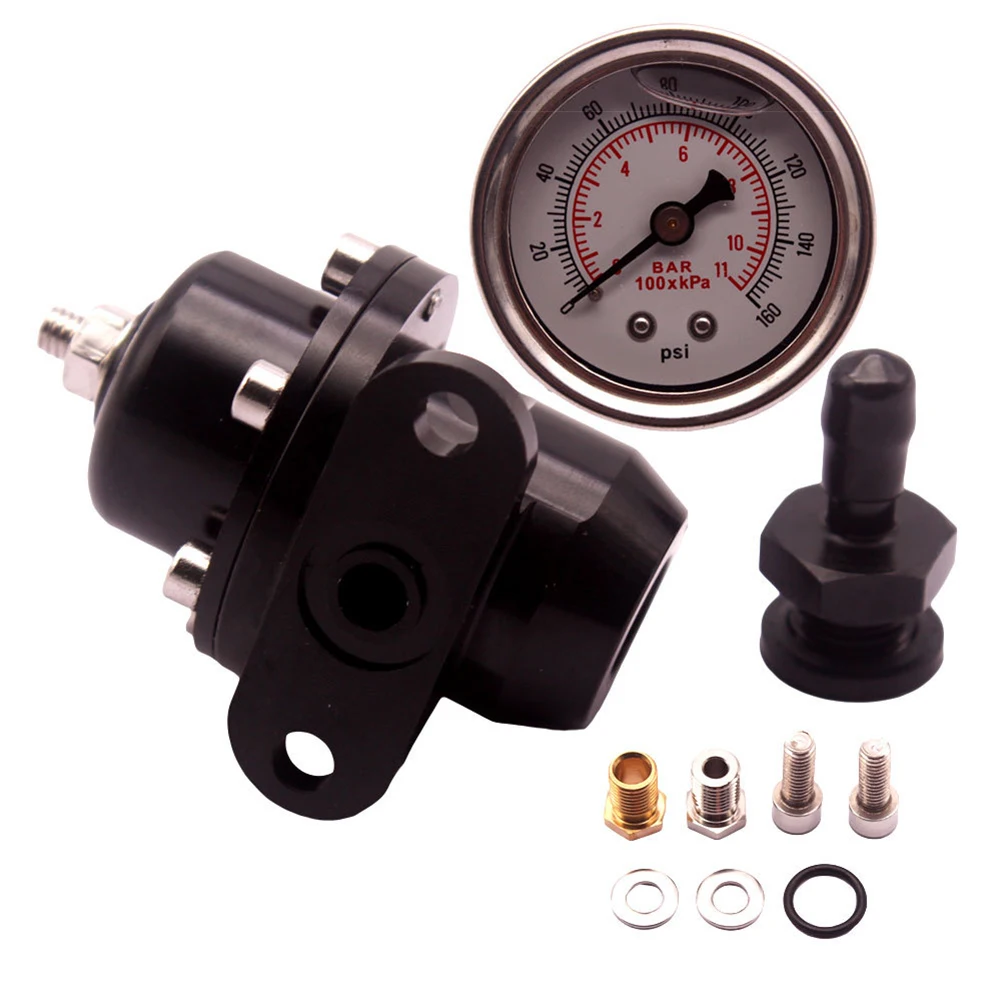 Racing Adjustable FPR+Fuel Pressure Regulator Auto Parts For Honda Civic B Series B16 B18 B17 B20 Si LS GSR D16