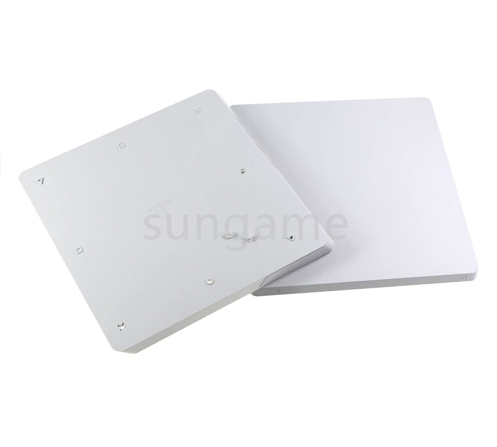 مجموعة واحدة كاملة لوحدة التحكم PS4 Slim 2000 باللون الأبيض مع الشعار