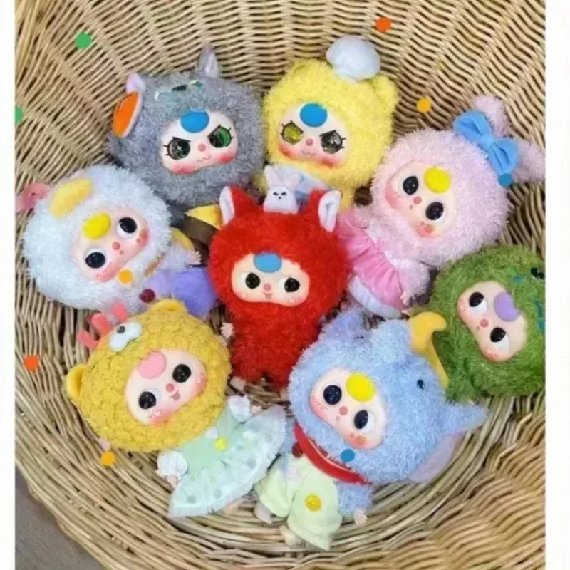 Baby Drei Märchen Kindergarten Serie Plüsch Blind Box Spielzeug Trendy Spieltasche Anhänger Kawaii Puppe Mystery Box Mädchen Überraschung Geschenk