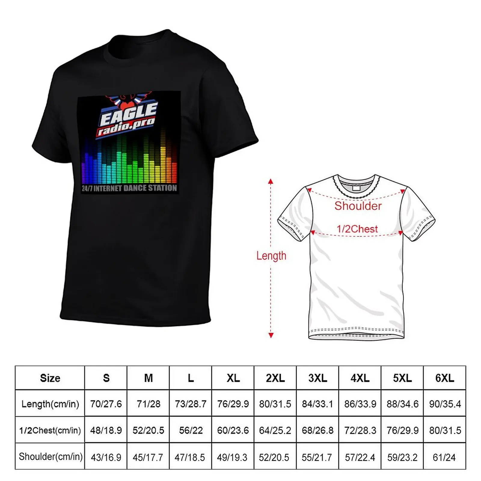 EagleRadio.pro Equalizer T-Shirt anime shirt oversize t-shirts man clothing for men