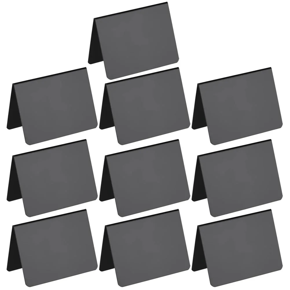 

10pcs Mini Chalkboard Signs Erasable Memo Boards For Desktop Message Board Shop Tabletop Writing Board Small Blackboard