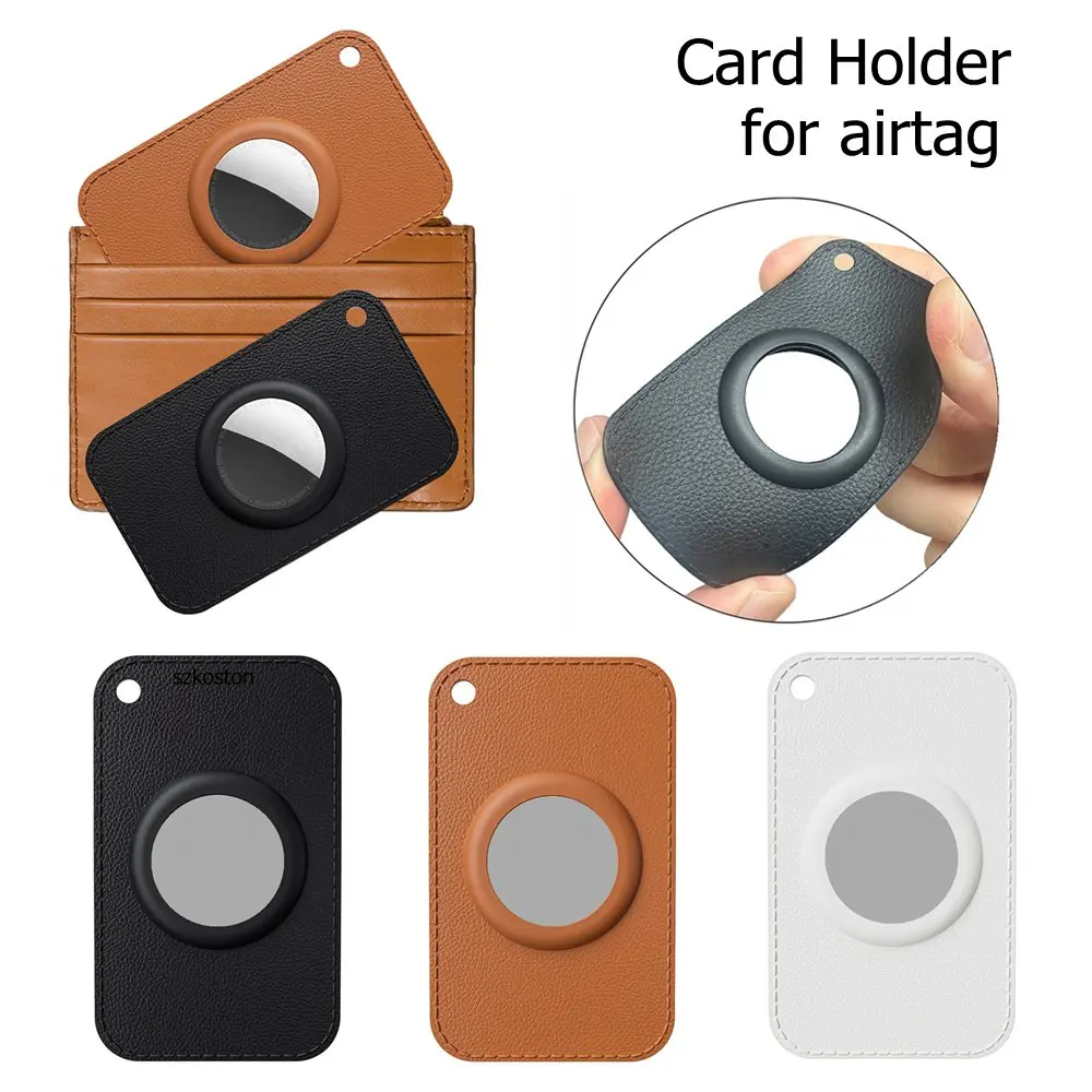 Ultra-Slim TPU Protective Case for Airtag Holder Key Bag Wallet Card Holder Anti-loss Device Air Tag Tracker Accessories
