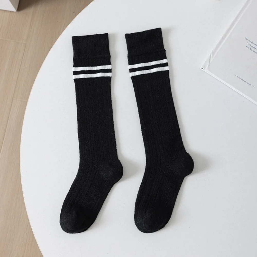 

Fashion Cotton Long Socks Butterfly Solid Color Knee Sock Princess Sock Summer