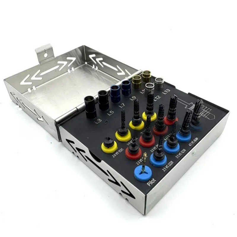 Dental Osseodensification Bur Kit With Stop Rings Maxillary Sinus Lift Bone Expander Set
