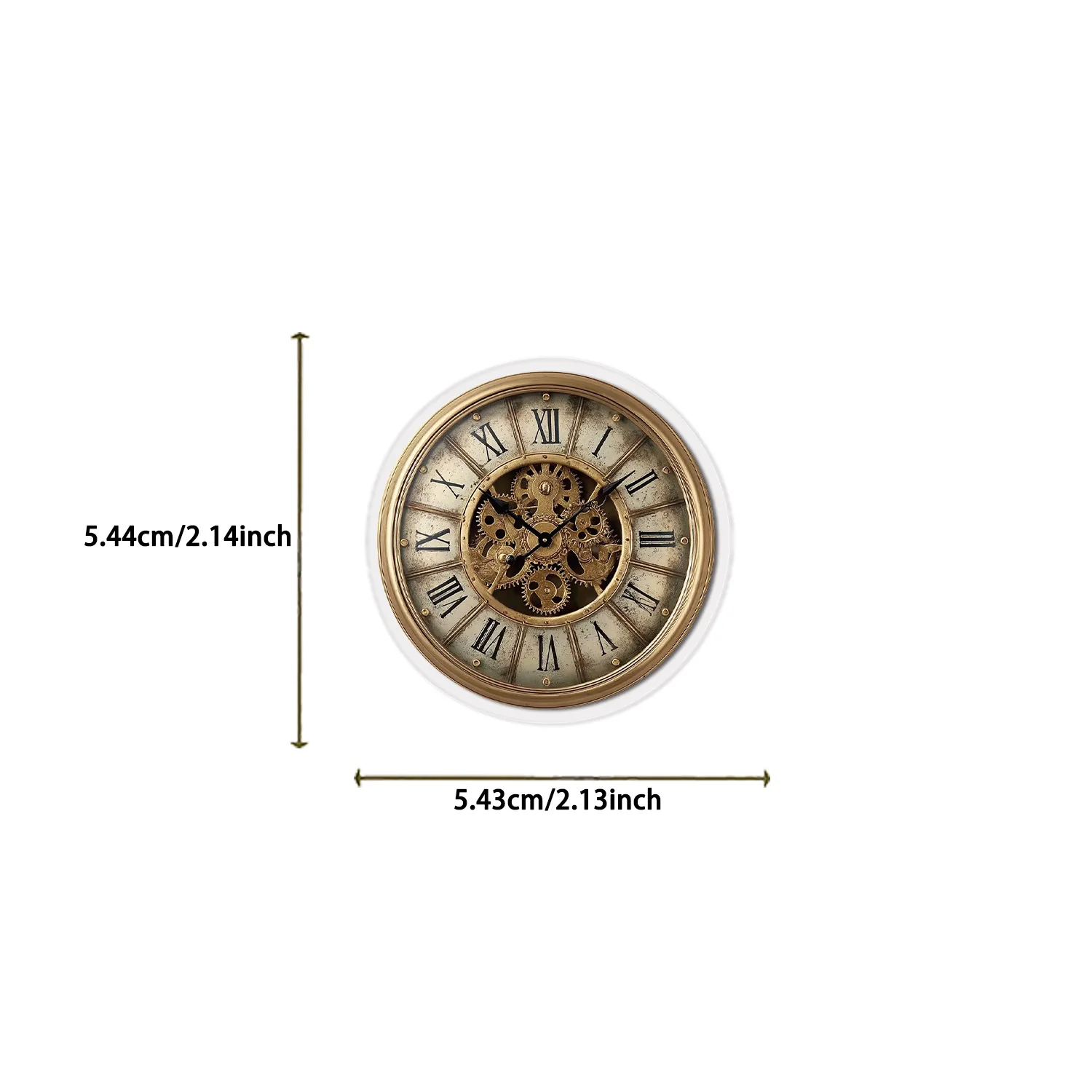 50-100PCS Vintage Metal Stickers Waterproof Transparent PET Journal Supplies for Guitar Notebook Laptop Phone Scrapbook Gift