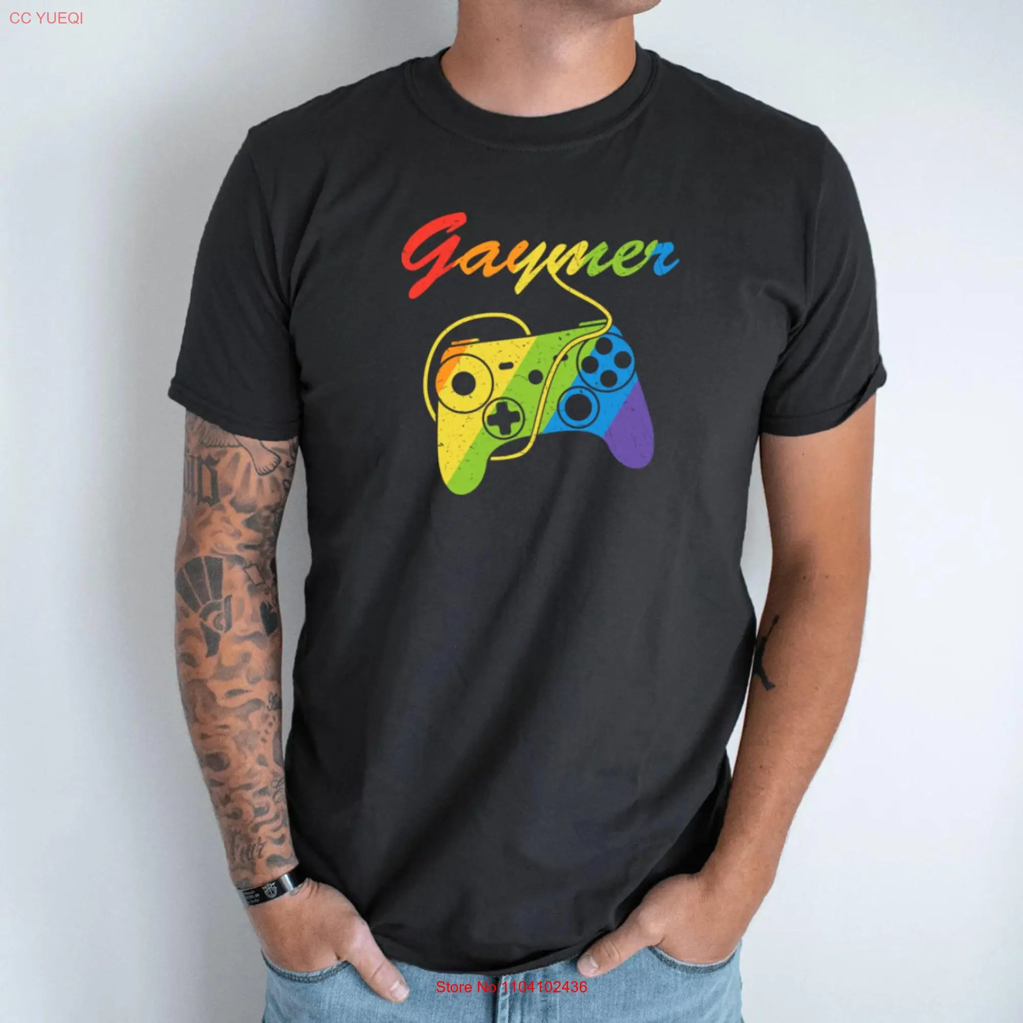 

Gaymer T Shirt LGBT Pride Game Lover long or short sleeves