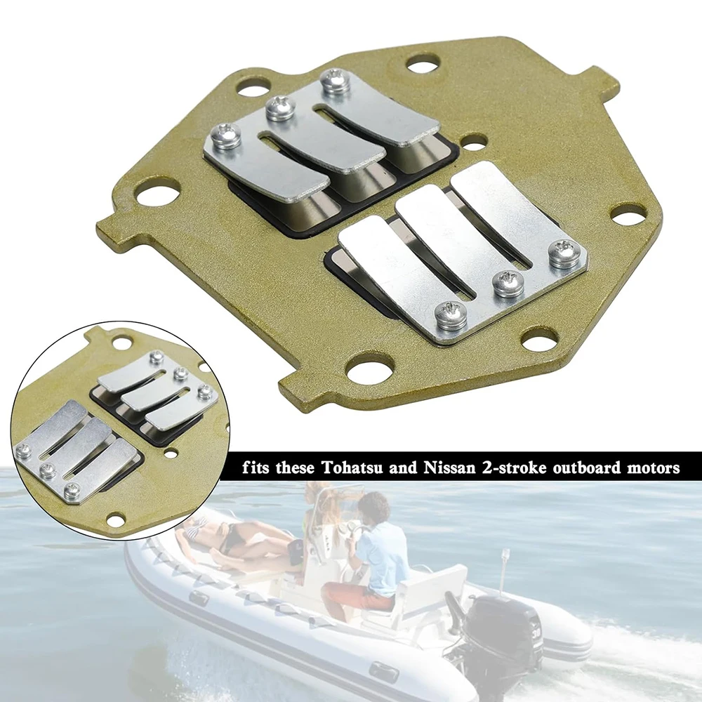 Inlet Reed Valve Assy 3B2-02100-0 for Tohatsu M9.8B M8B M6B  Nissan NS9.8B NS8B NS6B 3B2-02100 Boat Engine