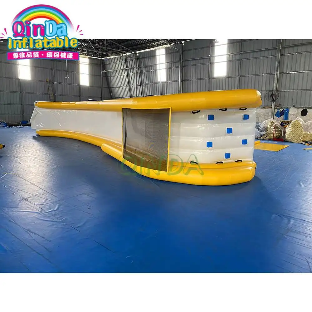 

Factory 0.9Mm Inflatable Floating Water Slide For Barge Inflatable Yacht Slide