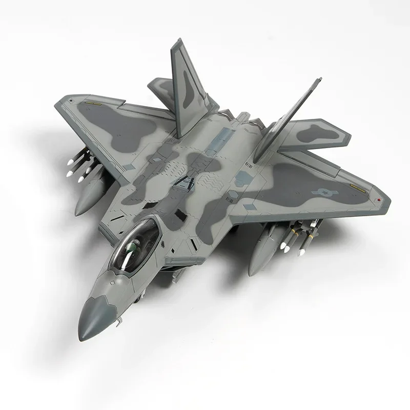 Imagem -02 - Army Air Force Diecast Modelo de Avião de Metal F22 F22 Raptor Fighter Brinquedos Militares Escala 72 us