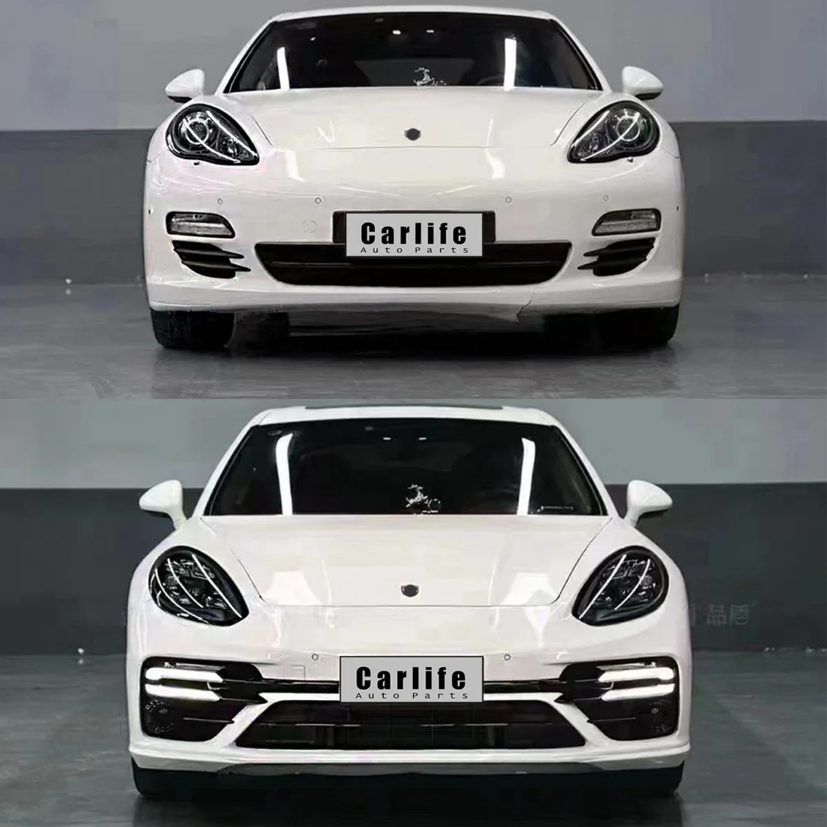 Carlife Brand High Quality PP Material Bumpers for Porsche Panamera 970 2008-2016 Changed To 2022 971 Turbo S New Style