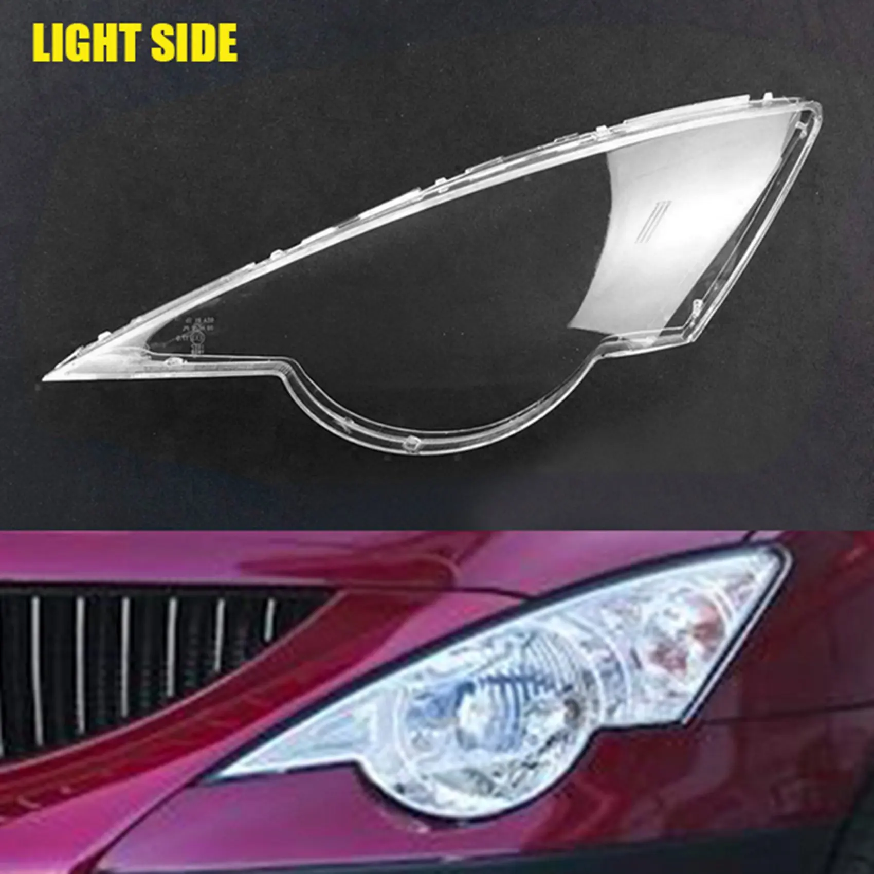 

M07K-крышка передней фары, линза, корпус лампы, маска, абажур для Ssangyong Actyon 2007-2011, фара, стеклянный корпус, чехол