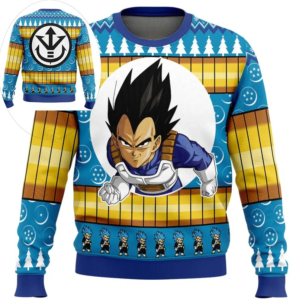 

Худи-пуловер с 3D-принтом Dragon Ball Vegeta Saiyan Armor, осенне-зимняя коллекция 2026, ретро-стритвир, оверсайз, унисекс, для детей