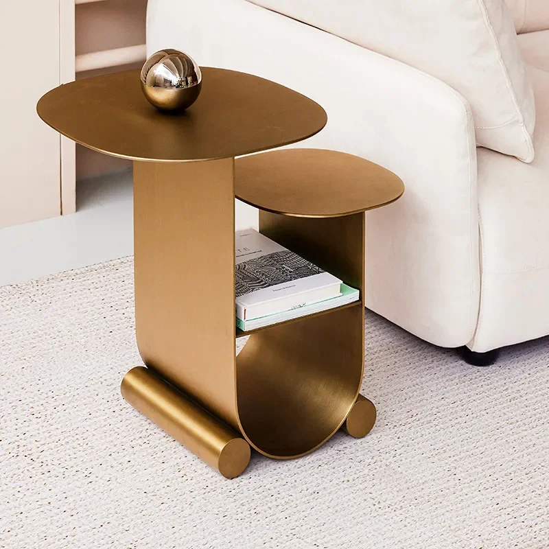 Factory Custom Premium Metal Gold Side Table Stainless Steel for Sofa Side or Bed Side or Accent Use