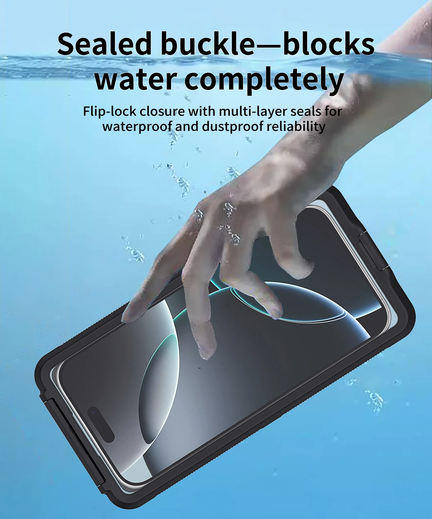 15 Meter Tiefwasserdichte Handyhülle, Geeignet für 6,9-Zoll-Geräte, Passend für iPhone, Samsung, Redmi, Etc, Vivo, Google, Oppo – Detail 13