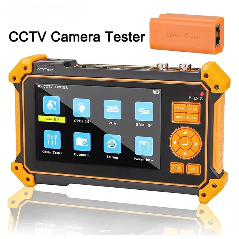 

HD 3100/3200 CCTV Tester 5 Inch Mini Monitor HD Coaxial 8MP AHD VGA HDMI SDI Camera Tester Monitor Security Protection