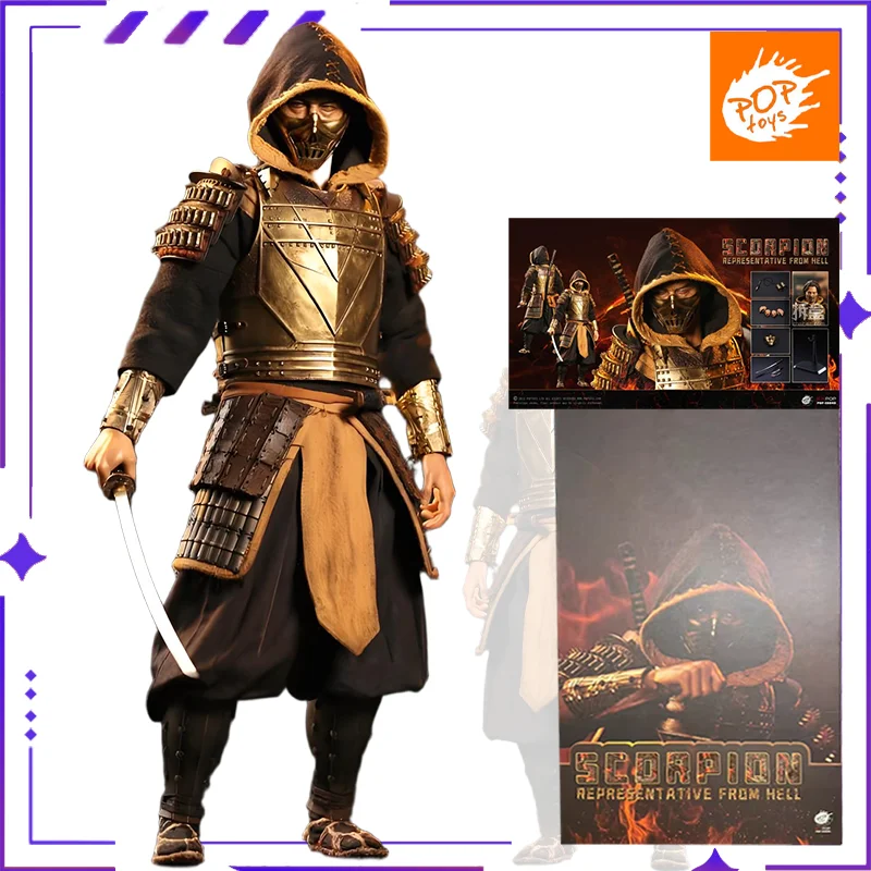 

Совершенно новый запас POPTOYS, оригинальная ада-мессенджер, воин-скорпион EX049 1/6, подвижная кукла, подвижная шарнирная модель, подарок, коллекционные предметы