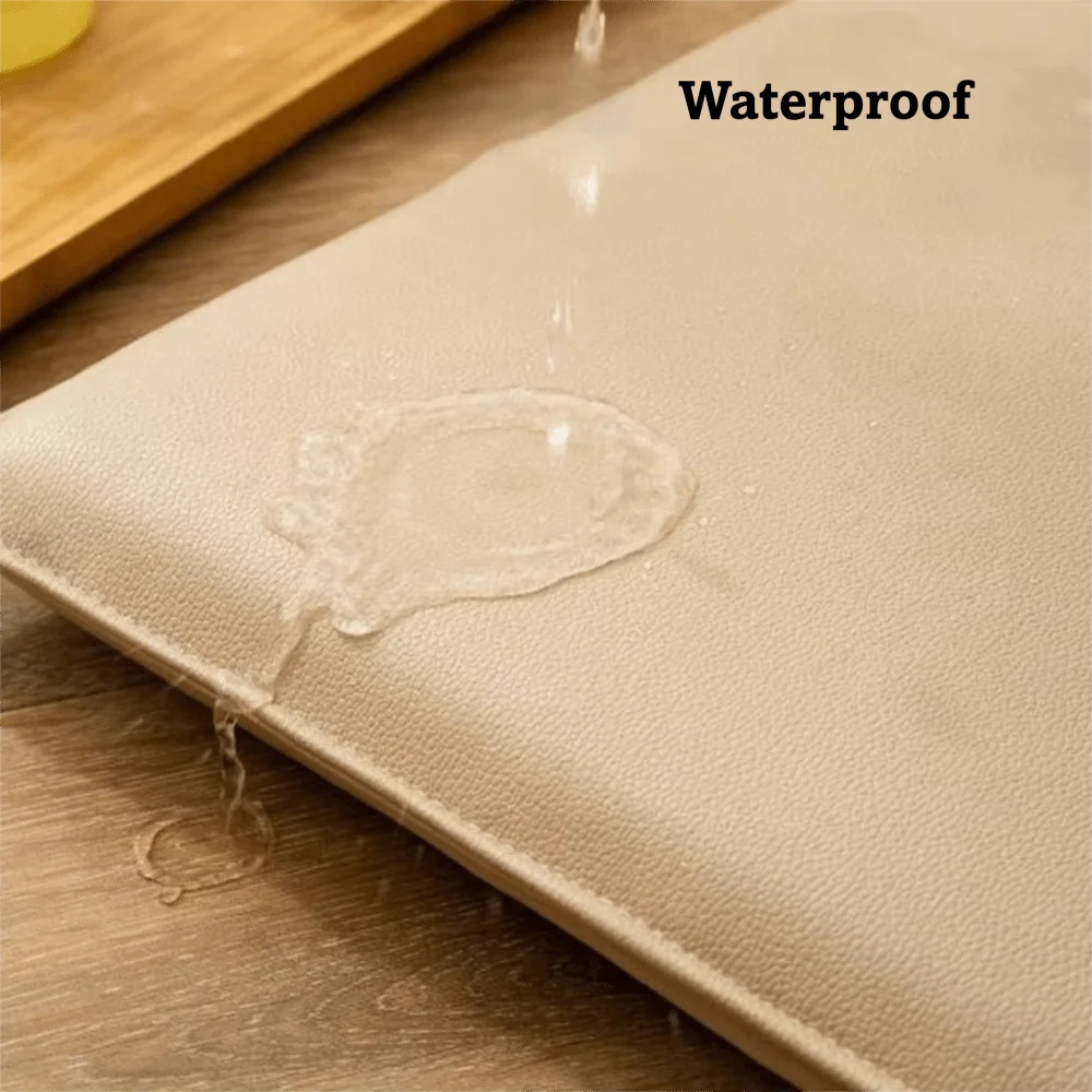 40×40cm Leather Seat Cushion 3cm Thick High Resilience Seat Cushion Pad PU Leather Memory Foam Dining Chair Cushion