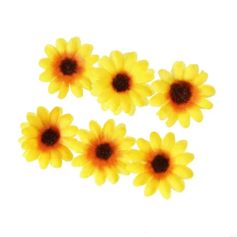 5/6 Sunflower Hair Clips Side Hair Clips Cute - Daisy Flower Butterfly Hair Clips Duck billed Hair Clips Women's Hair Accessorie image 5