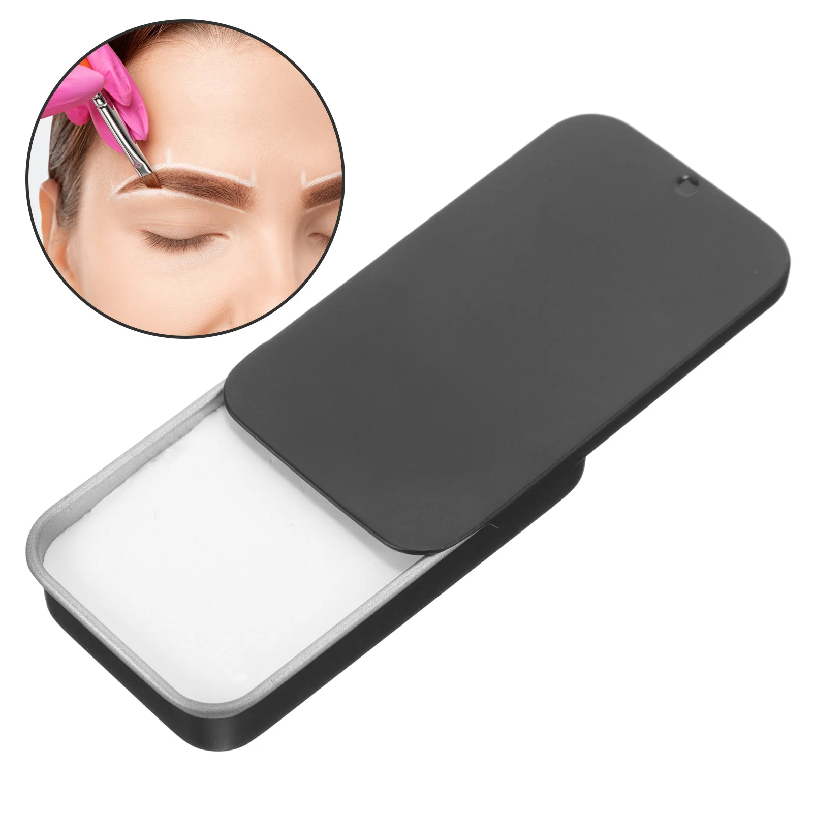 

Eyebrow Mapping Paste Compact Size Long-Lasting Safe Material Practical Brow Position Tool Women Makeup Tool Brow Mapping