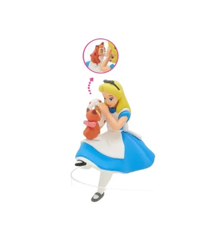 Disney Movie Alice in Wonderland Cheshire Cat White Rabbit Mad Hatter Young Oyster Action Figure Toys Anime Dolls Gifts