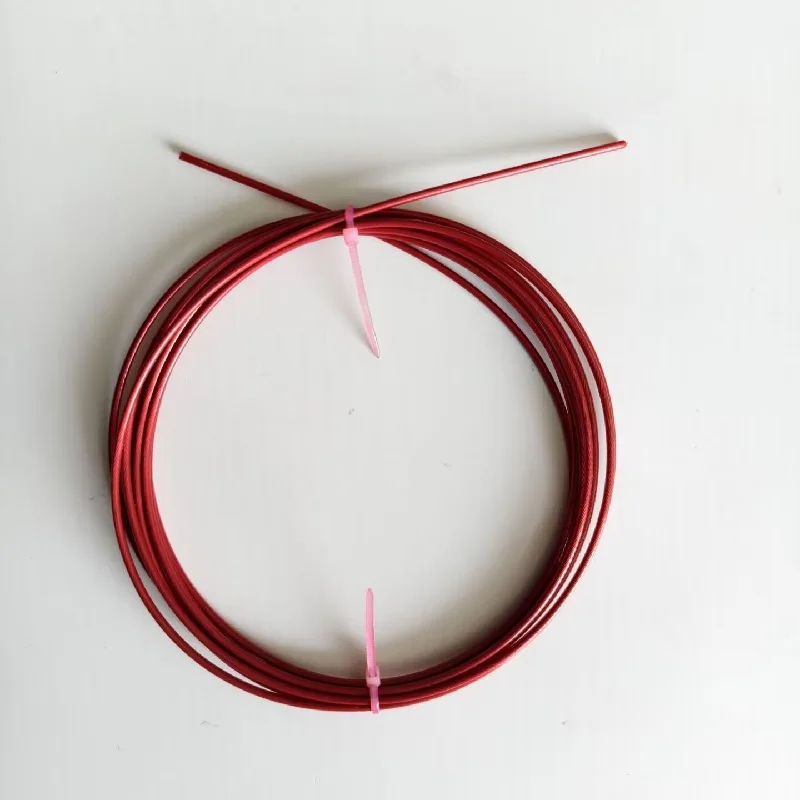 Mehrfarbiges langes Edelstahlkabel mit PVC, 2,0 mm Durchmesser, 3 Meter lang