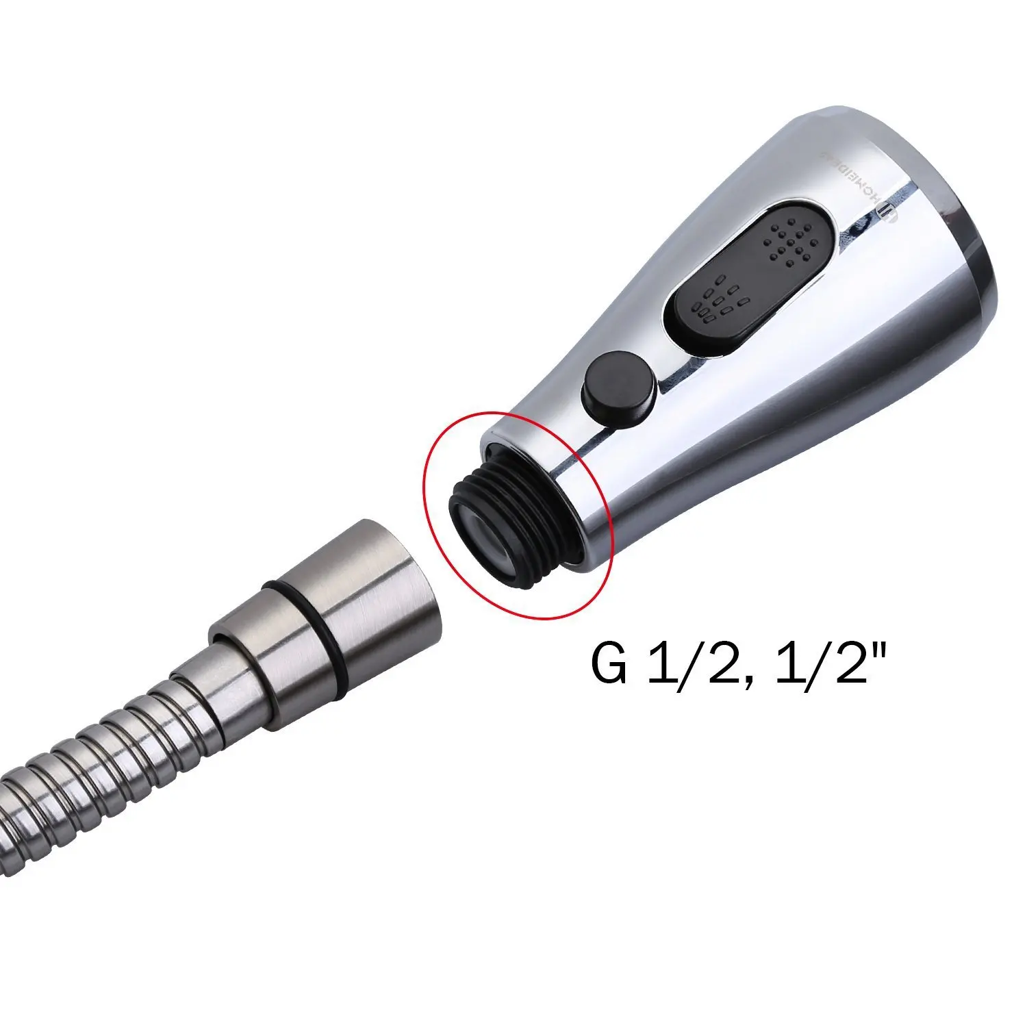 Bathroom Vegetable Basin Pull Out Faucet Sprayer Pull Out Kitchen Shower Triple Function Pauseable Pull Out Shower