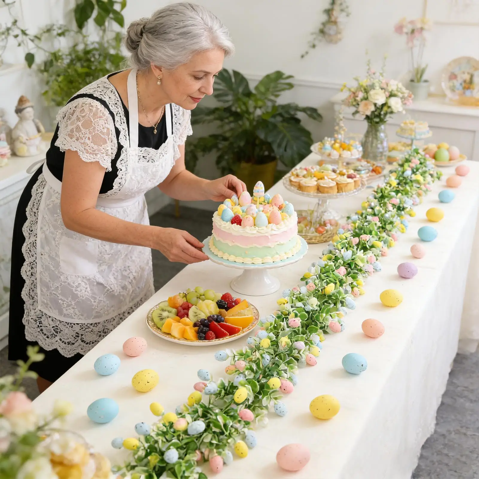 

Пасхальная гирлянда, 2 шт., пасхальное искусственное яйцо, весенняя гирлянда, декор, праздничное украшение для дома, вечеринки, настенный камин, камин