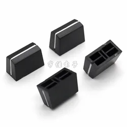 5PCS Mixer Fader knob, Mixer Volume Fader cap, Straight Slide Potentiometer Push keycap Inner Hole 4MM
