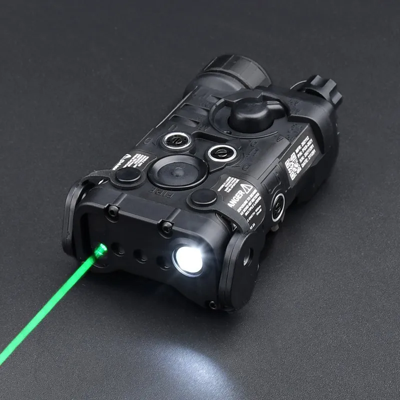 WADSN Airsoft Tactical NGAL Laser Pointer Red Green Blue Dot Sight Aiming Laser White LED Light Strobe Flashlight Weapon Scout L