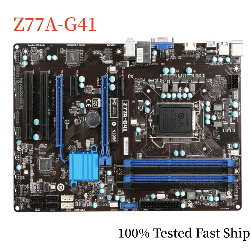 

For MSI Z77A-G41 Motherboard Z77 32GB LGA 1155 DDR3 ATX Mainboard 100% Tested Fast Ship