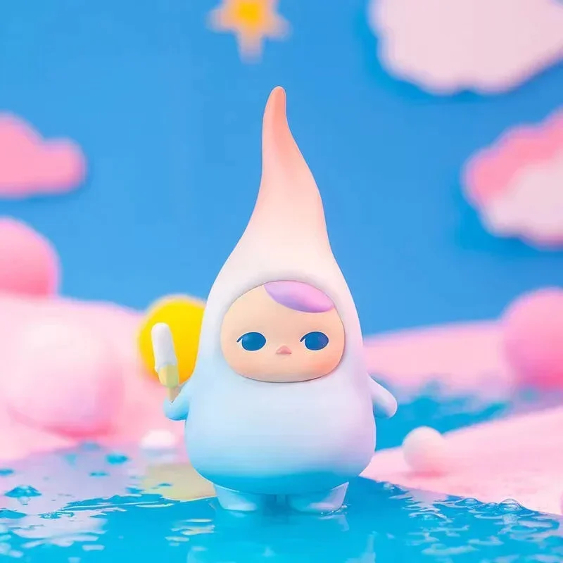 POP MART PUCKY 릴랙싱 빈즈 시리즈 정품 미스터리 박스 블라인드 박스 게스 백 장난감 인형 귀여운 데스크탑 장식품 컬렉션 선물