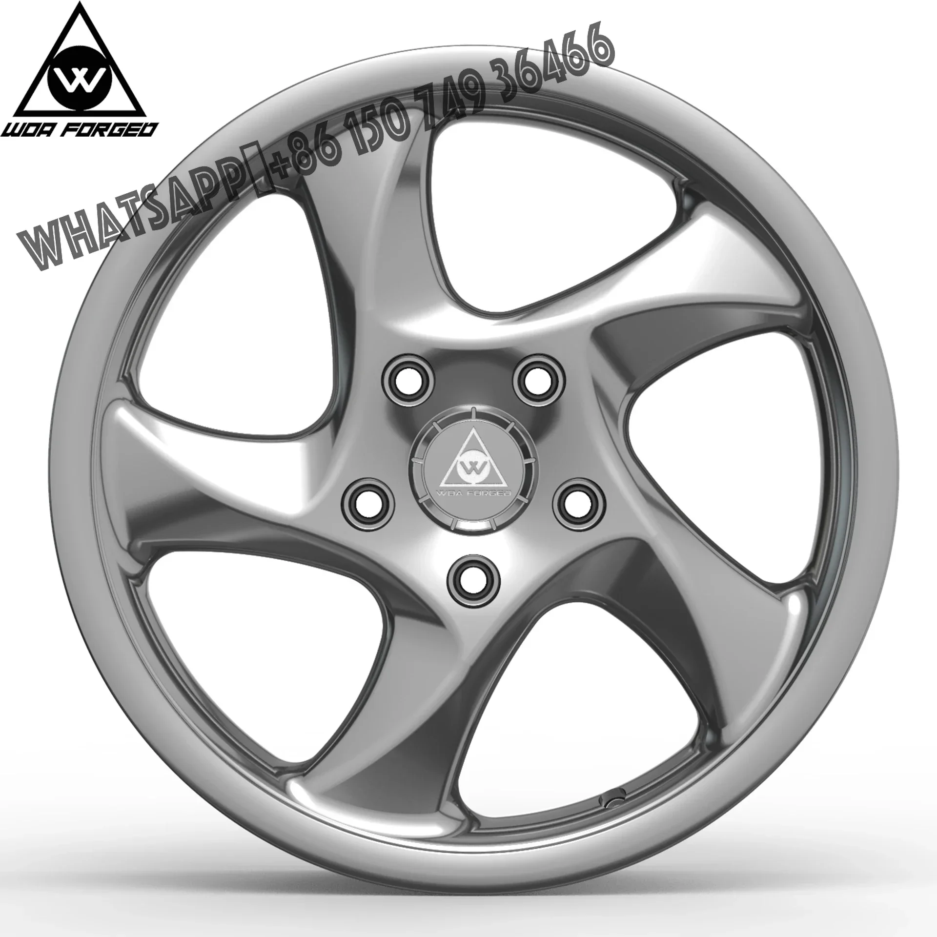 

WOAFORGED Customized Alloy Car Rims Forged Passenger Car Wheels Glossy Silver Aluminum 18 19 20 21 22 Inch Lightweight 5 Year