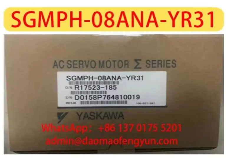 

Original Genuine Brand New SGMPH-08ANA-YR31 Servo Motor，SGMPH 08ANA YR31 Servo Motor，Fast shipping