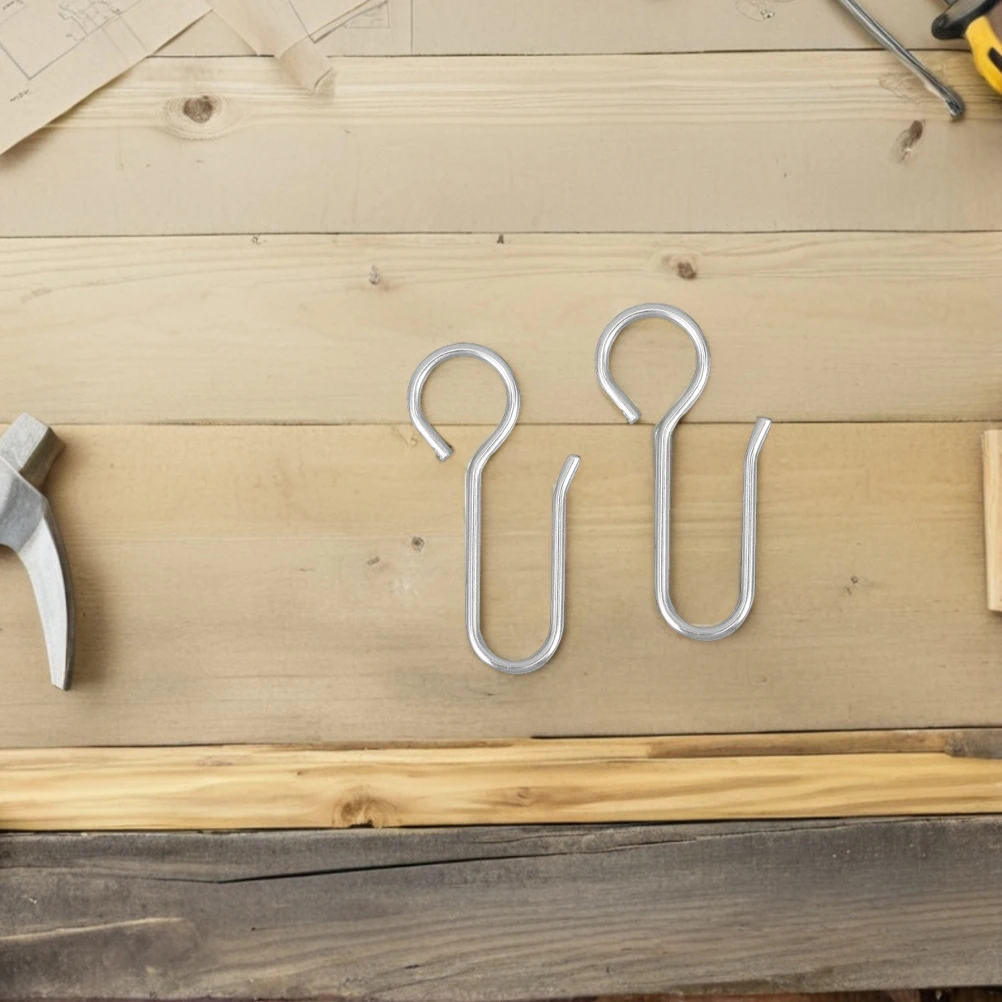 

50Pcs Ceiling Decoration Curtain Hooks for Shower Track Drapery Easy Install Sliding Heavy Duty Bathroom Accessories