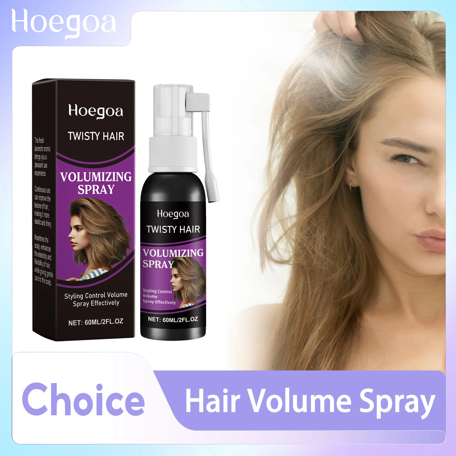 Dry Hair Shampoo Refreshing Oil Control Relieve Thin Soft Hair Improve Toughness Increase Volume Promote Thick Fluffy Hair Spray